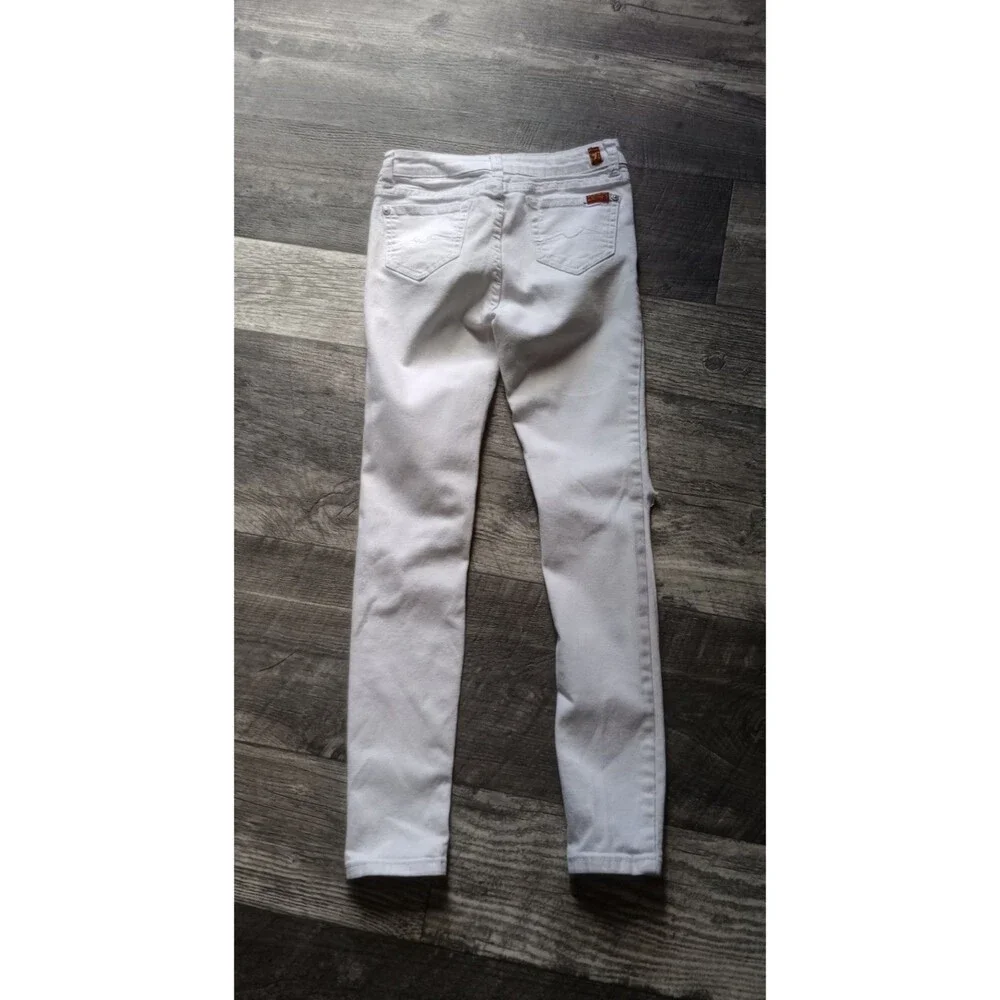 7 For All Mankind Girls 12 White 'The Skinny